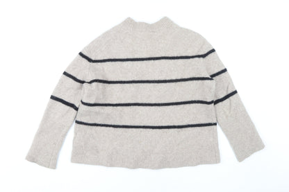 Stockholm Atelier Beige Striped Women’s Jumper Size S