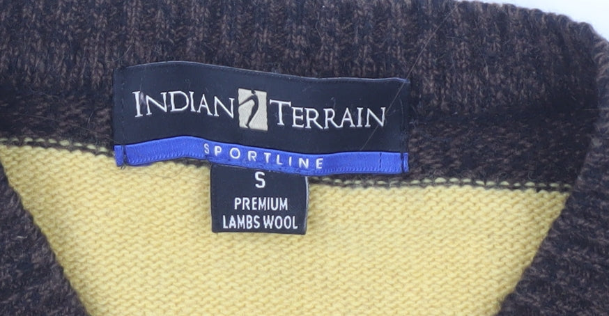 Indian Terrain Men’s Multicoloured Wool Pullover S