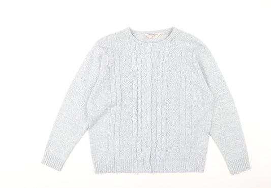 Womens UK Size XL Honor Millburn Blue Cardigan Jumper