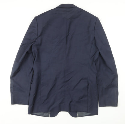 Mens UK Size 40 Moss 1851 Regular Blue Suit Jacket