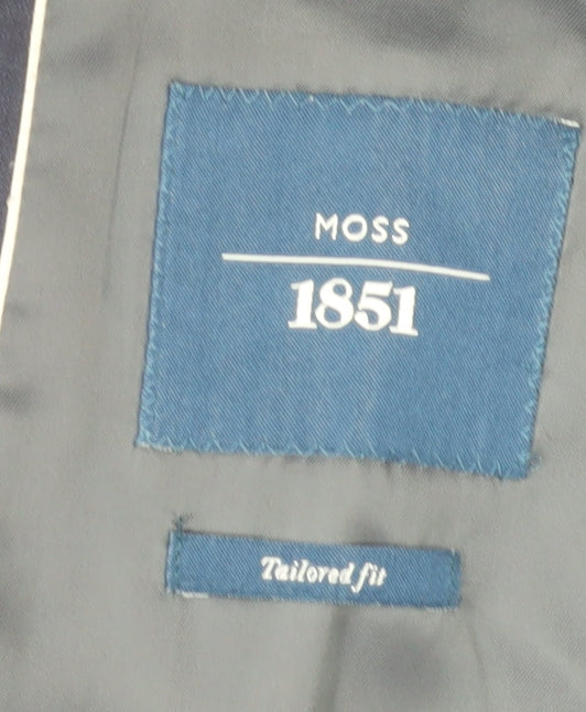 Mens UK Size 40 Moss 1851 Regular Blue Suit Jacket