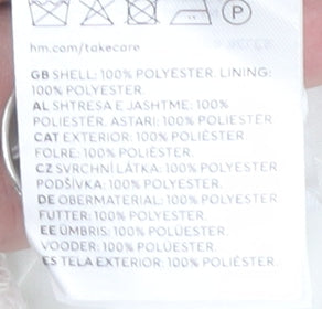 H&M Women's White Military Blazer, Sz M