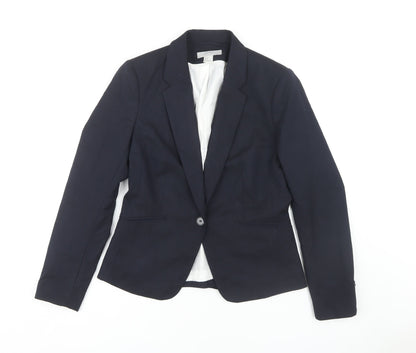 H&M Women's Black Blazer, Size 12, Classic Fit