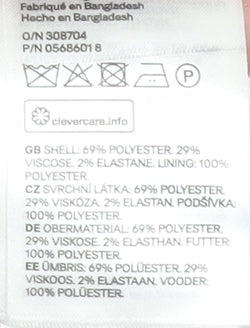 H&M Women's Black Blazer, Size 12, Classic Fit