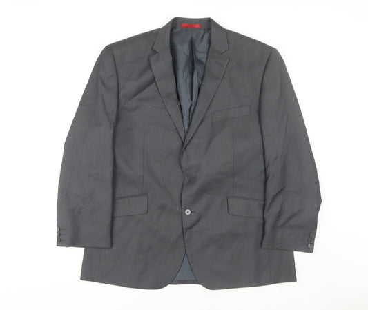 Mens UK Size 44 Burton Regular Grey Suit Jacket