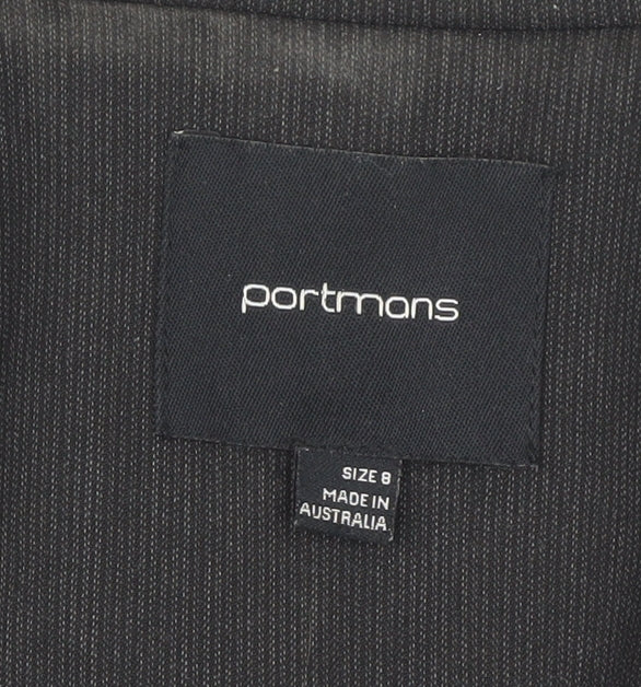 Portmans Women's Black Blazer - Size 8