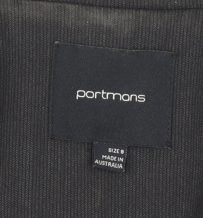 Portmans Women's Black Blazer - Size 8