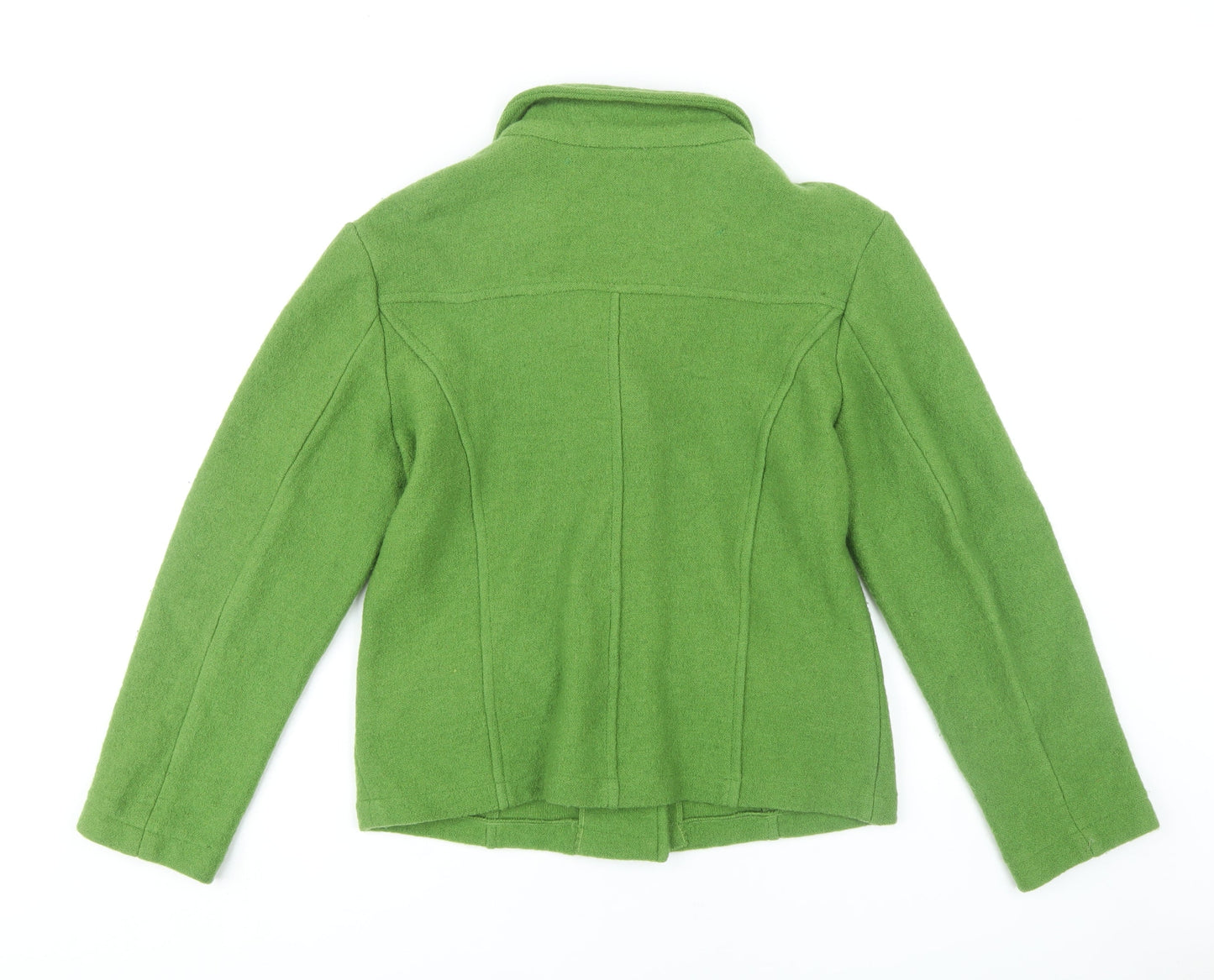 Lisa International Women's Green Wool Jacket M