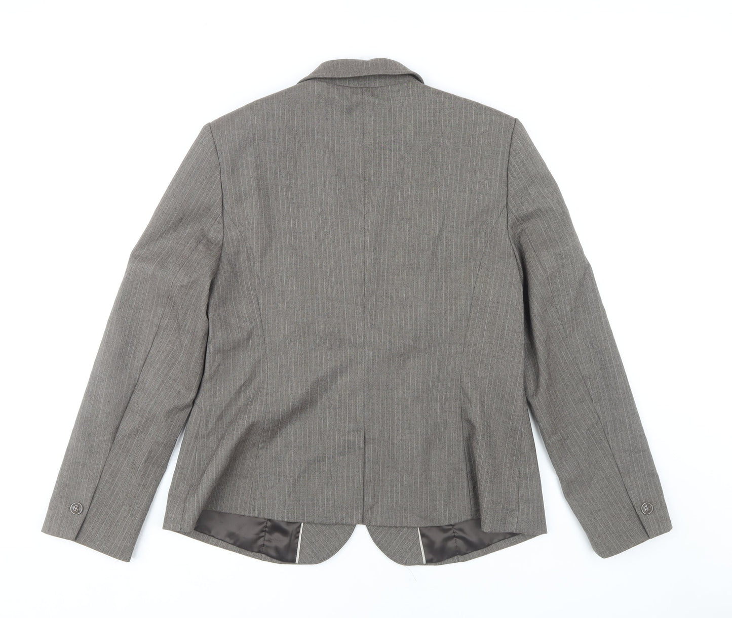 Next Women's Grey Suit Jacket Size 16 Regular
