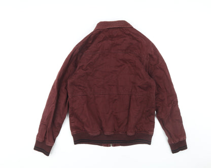 Mens UK Size N Publish Red Bomber Jacket