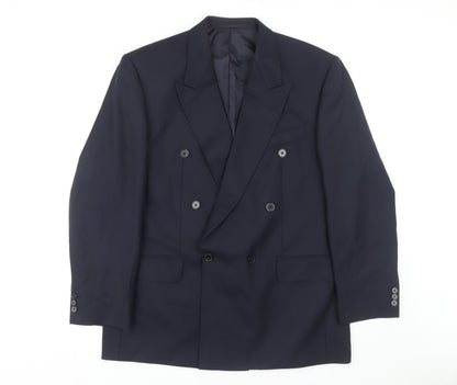 Mens UK Size 44 Bäumler Regular Blue Suit Jacket