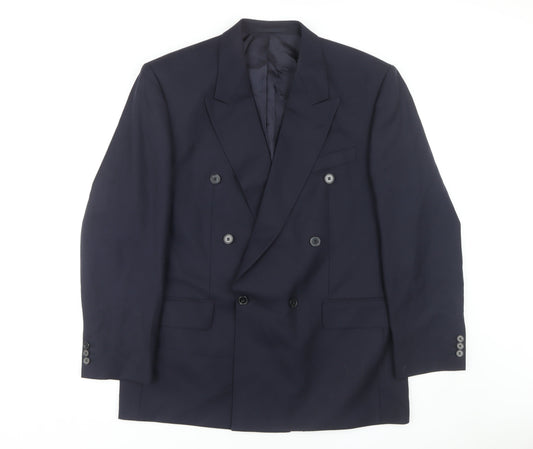 Mens UK Size 44 Bäumler Regular Blue Suit Jacket