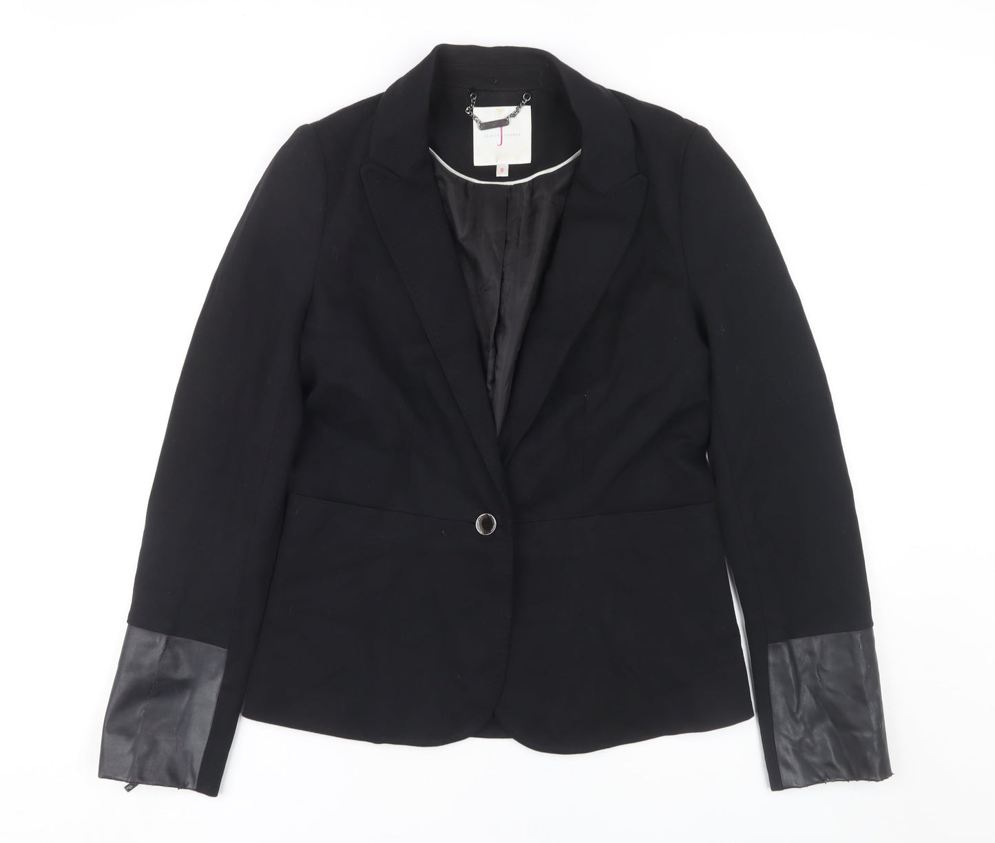 Womens UK Size 8 Jasper Conran Black Basic Jacket