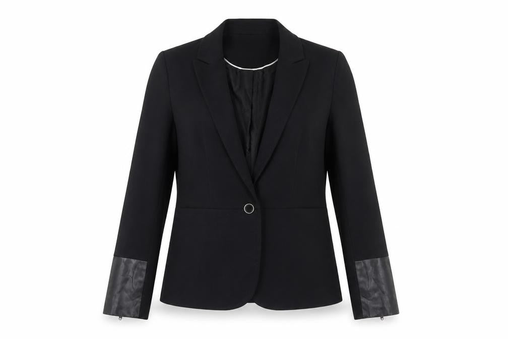 Womens UK Size 8 Jasper Conran Black Basic Jacket