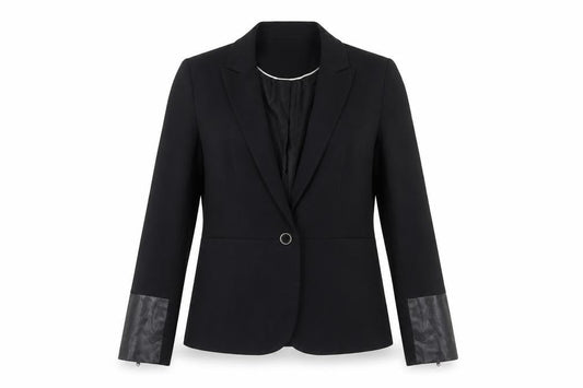 Womens UK Size 8 Jasper Conran Black Basic Jacket