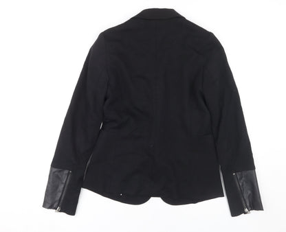 Womens UK Size 8 Jasper Conran Black Basic Jacket