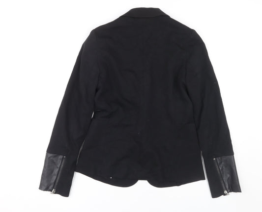 Womens UK Size 8 Jasper Conran Black Basic Jacket