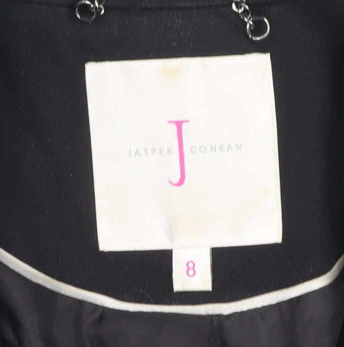 Womens UK Size 8 Jasper Conran Black Basic Jacket
