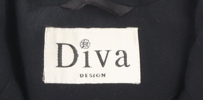 Diva Women's Black Overcoat Size 12