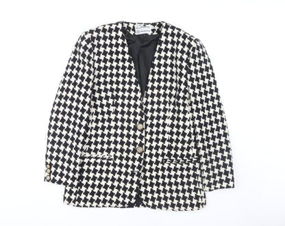 J. Taylor Women's Houndstooth Blazer Size 12