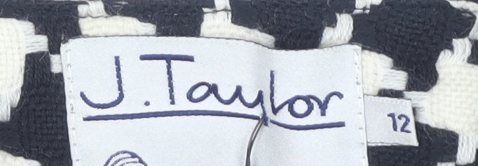 J. Taylor Women's Houndstooth Blazer Size 12