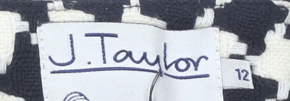 J. Taylor Women's Houndstooth Blazer Size 12