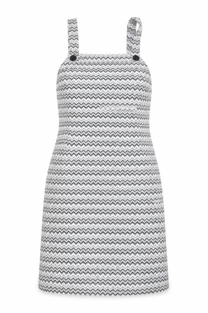 Red Herring Women's Chevron Pinafore Dress Size 14