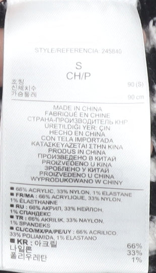 Gap Women's Black Blue Striped Pullover Jumper, Size S