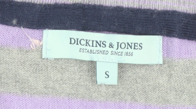 Womens UK Size S Dickins & Jones Multicoloured Pullover Jumper