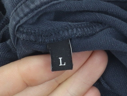 Diesel Men's Blue Polo Shirt L, Short Sleeve, Cotton, Casual