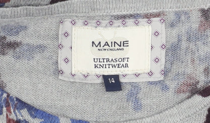 Womens UK Size 14 Maine New England Multicoloured  Jumper