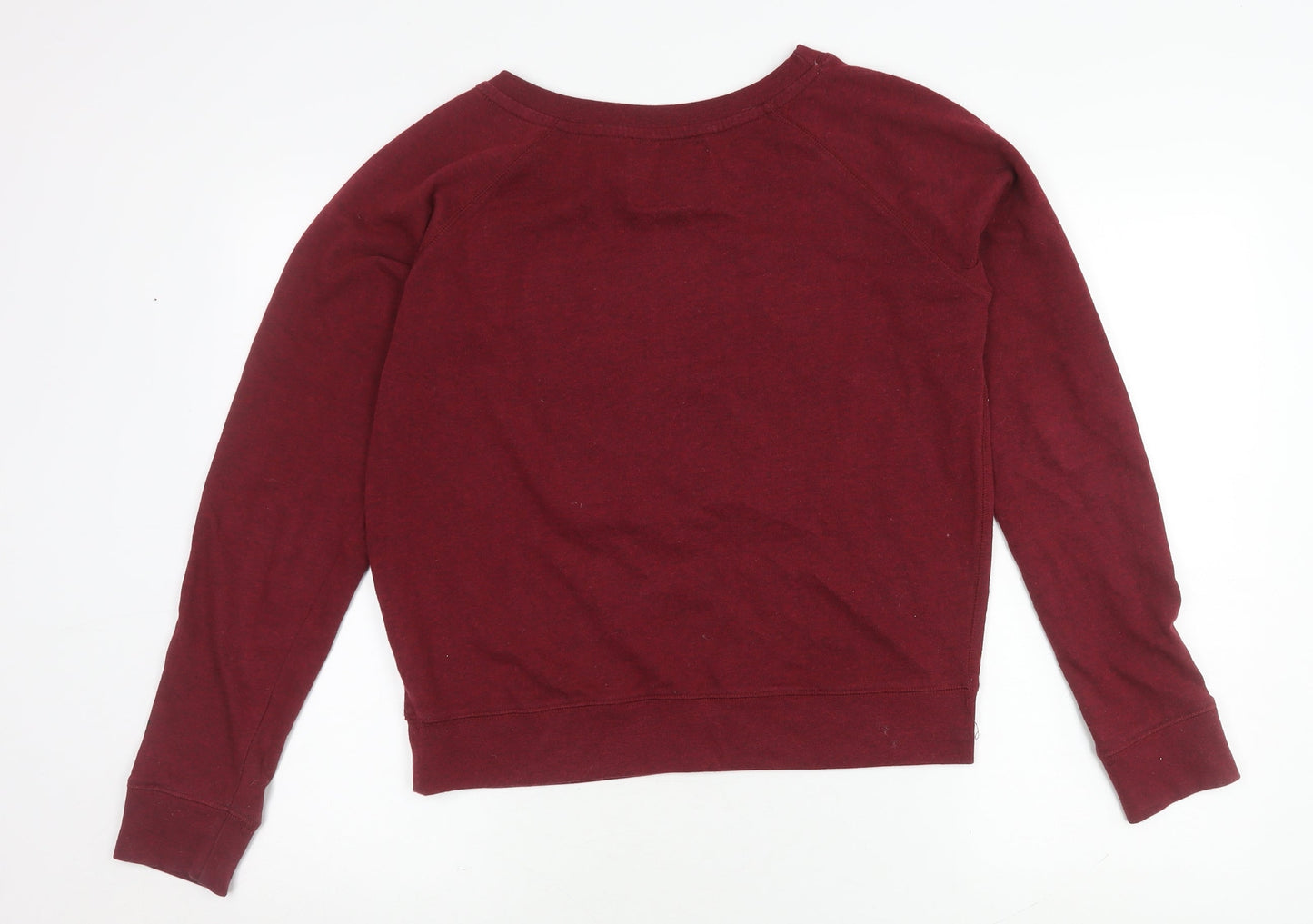 Unisex Adults UK Size L Hard Rock Cafe Red Pullover Sweatshirt