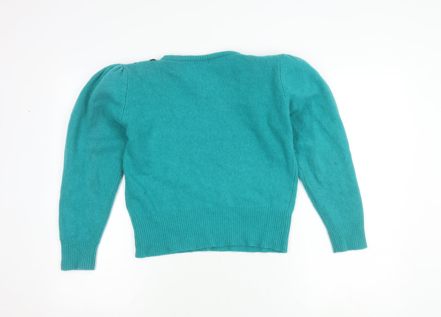 Womens UK Size M Viyella Blue Pullover Jumper