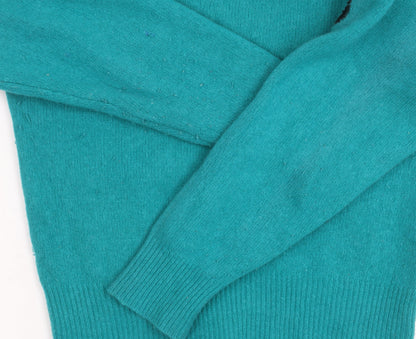 Womens UK Size M Viyella Blue Pullover Jumper