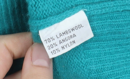 Womens UK Size M Viyella Blue Pullover Jumper