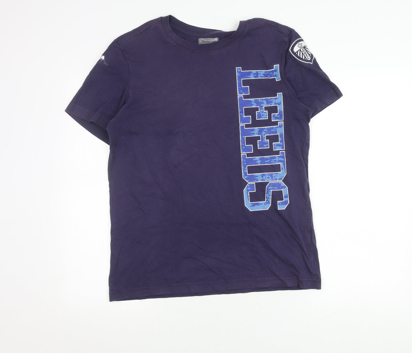 Kappa Men's Blue Graphic Print T-Shirt Medium