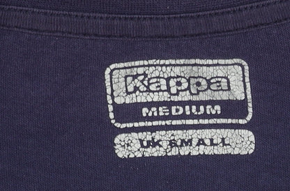 Kappa Men's Blue Graphic Print T-Shirt Medium