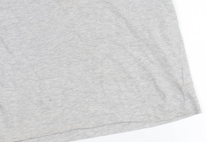 Slazenger Boys Grey T-Shirt, 11-12 Years, Casual, Short Sleeve