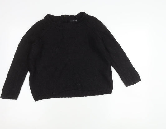 Womens UK Size XS H&M Black Pullover Jumper