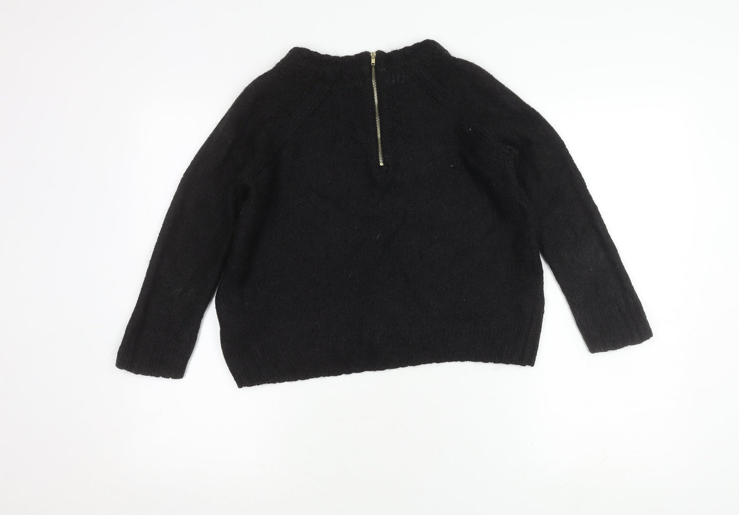 Womens UK Size XS H&M Black Pullover Jumper