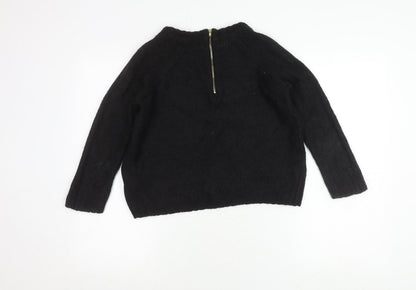 Womens UK Size XS H&M Black Pullover Jumper