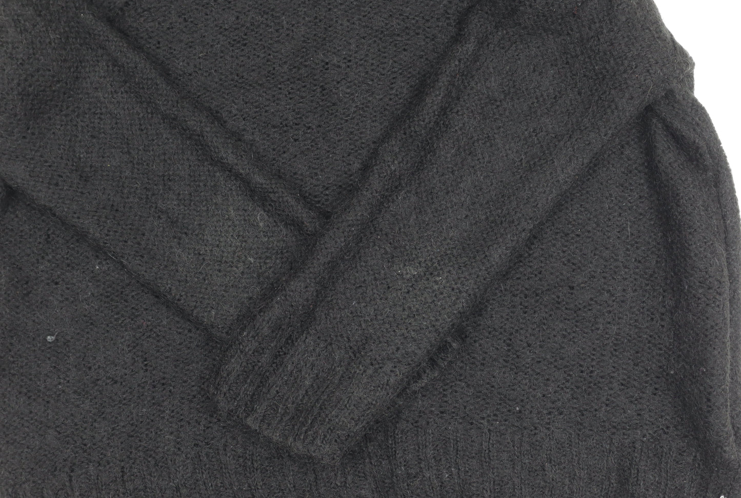 Womens UK Size XS H&M Black Pullover Jumper