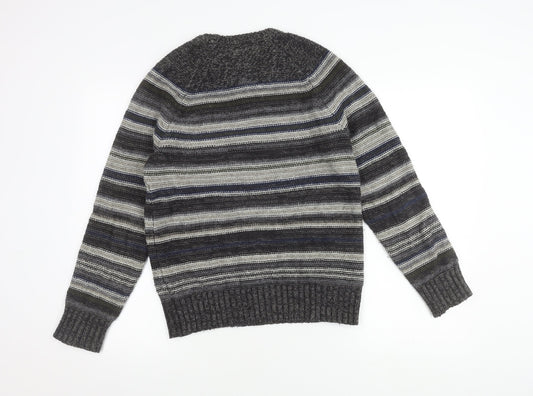 FatFace Men's Multicoloured Striped S Pullover