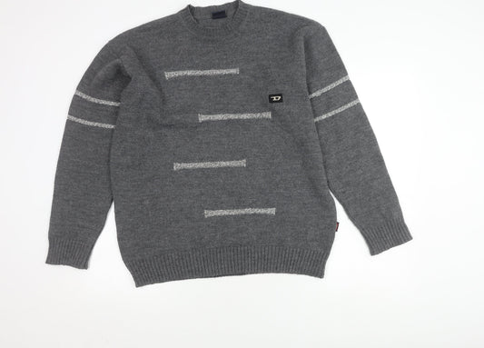 Diesel Men's Grey Pullover Jumper S