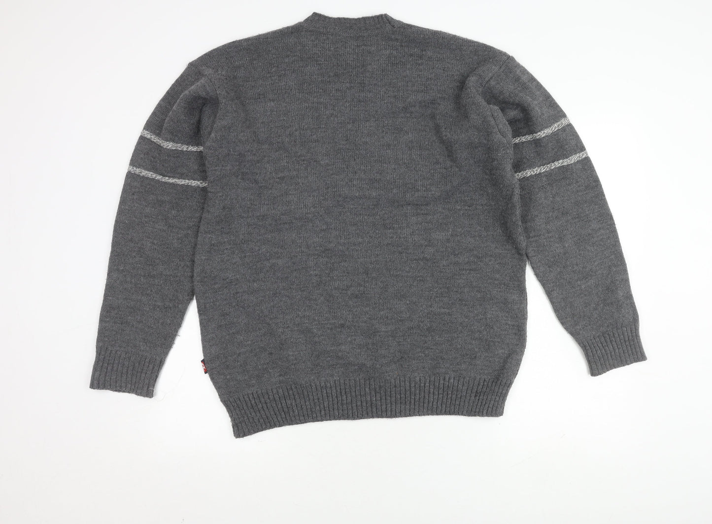 Diesel Men's Grey Pullover Jumper S