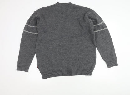 Diesel Men's Grey Pullover Jumper S