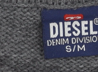 Diesel Men's Grey Pullover Jumper S