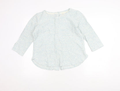 Womens UK Size 10 Fat Face Blue Cardigan Jumper