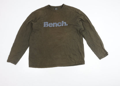 Mens UK Size XL Bench Green  T-Shirt
