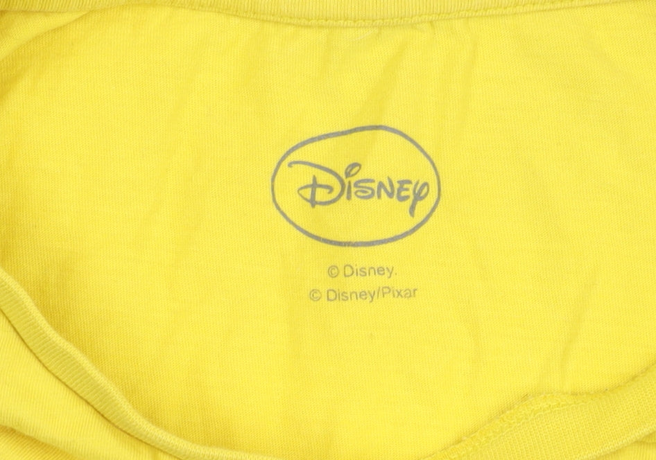 Mens UK Size 2XL Disney Yellow  T-Shirt